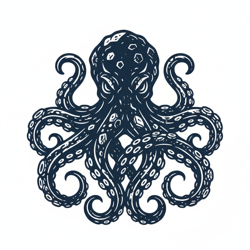 Salty Ecom Octopus Logo
